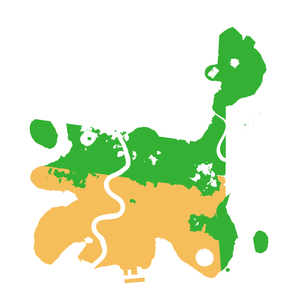 Biome Rust Map: Procedural Map, Size: 3000, Seed: 314332