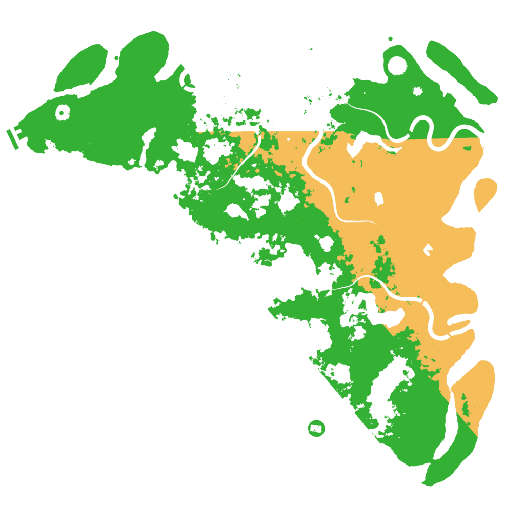 Biome Rust Map: Procedural Map, Size: 5000, Seed: 1139016904