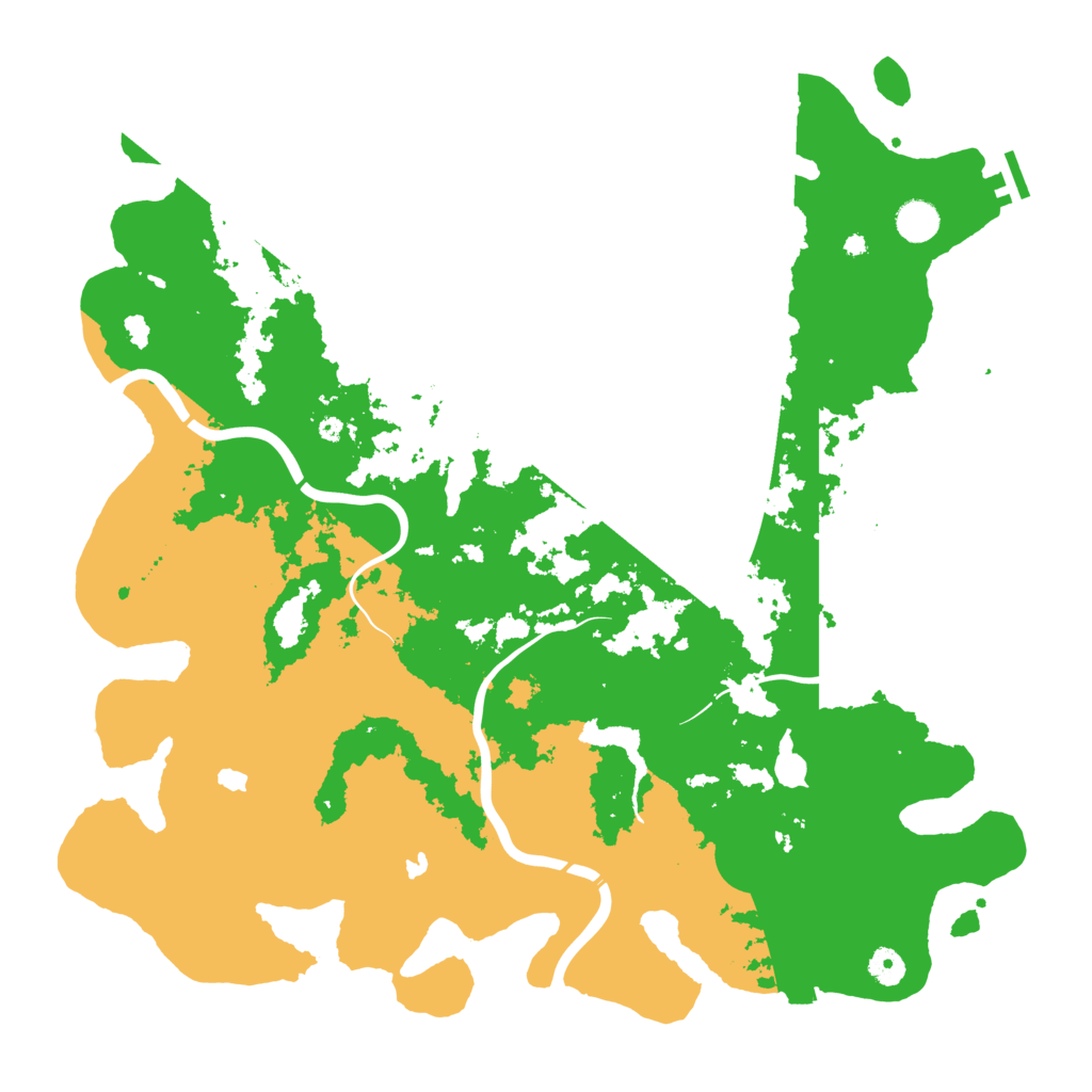 Biome Rust Map: Procedural Map, Size: 4500, Seed: 988207931