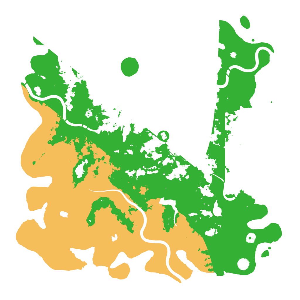 Biome Rust Map: Procedural Map, Size: 4500, Seed: 988207931