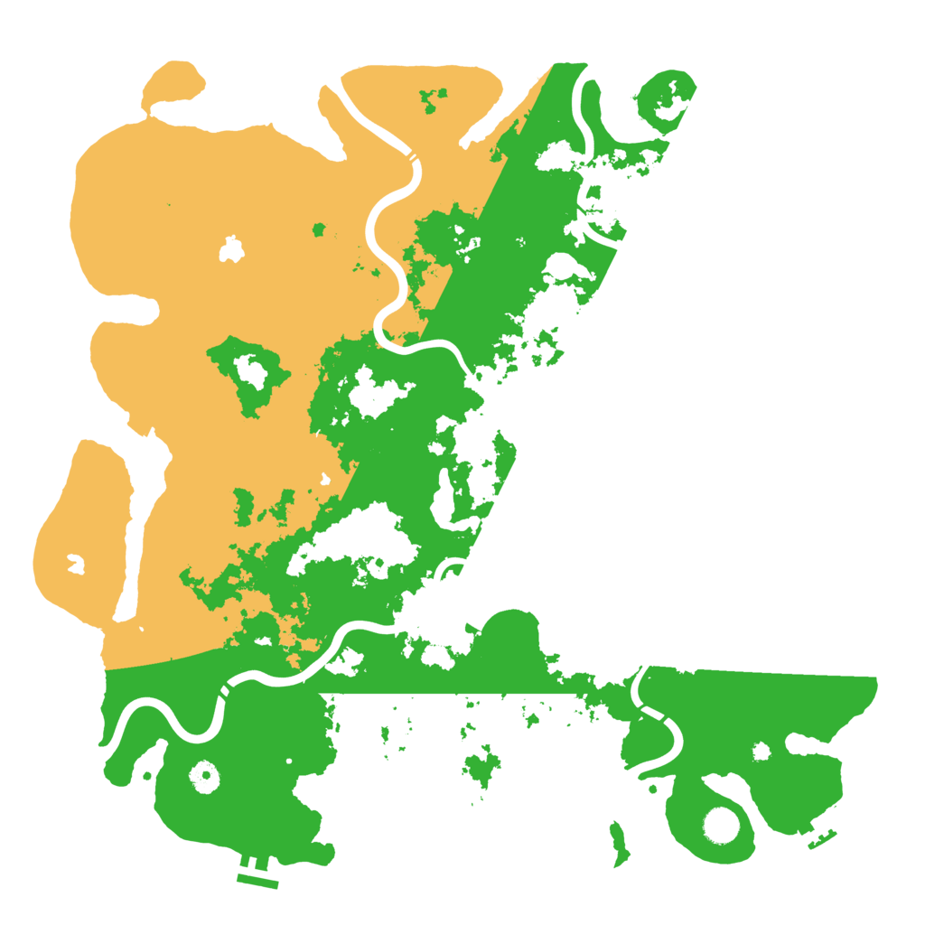 Biome Rust Map: Procedural Map, Size: 4500, Seed: 1590510210