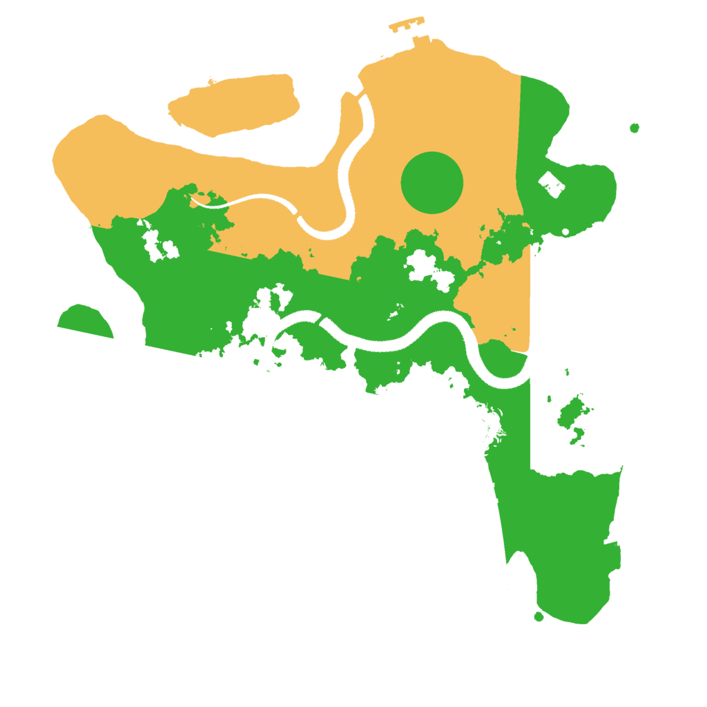 Biome Rust Map: Procedural Map, Size: 3000, Seed: 1341577275