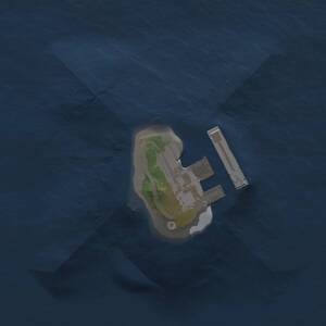 Thumbnail Rust Map: Procedural Map, Size: 1000, Seed: 330229411, 2 Monuments