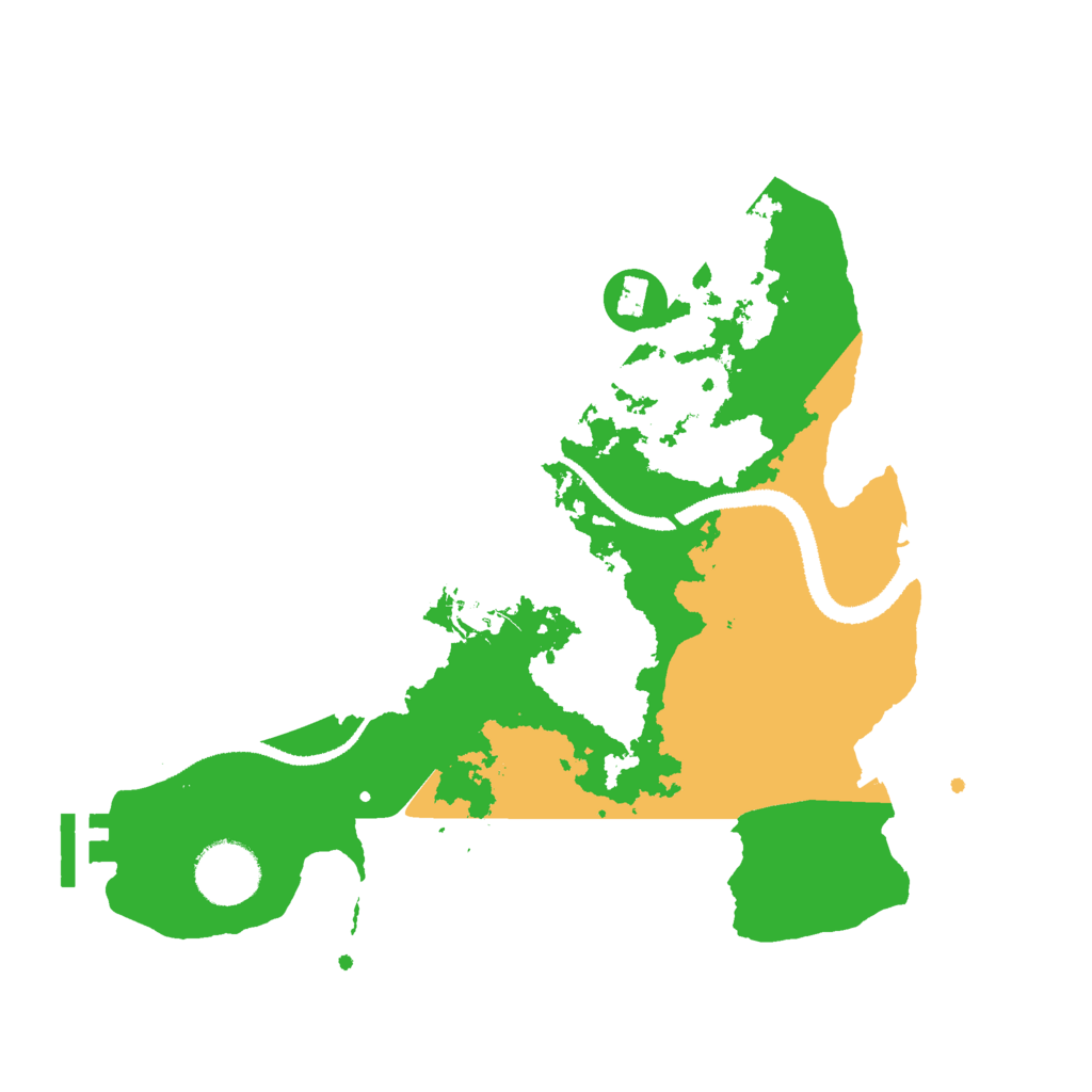 Biome Rust Map: Procedural Map, Size: 3000, Seed: 1542150450