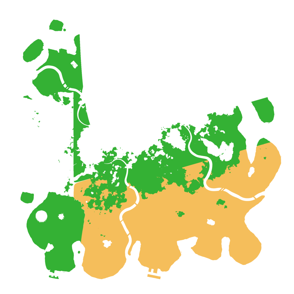 Biome Rust Map: Procedural Map, Size: 4500, Seed: 744698969