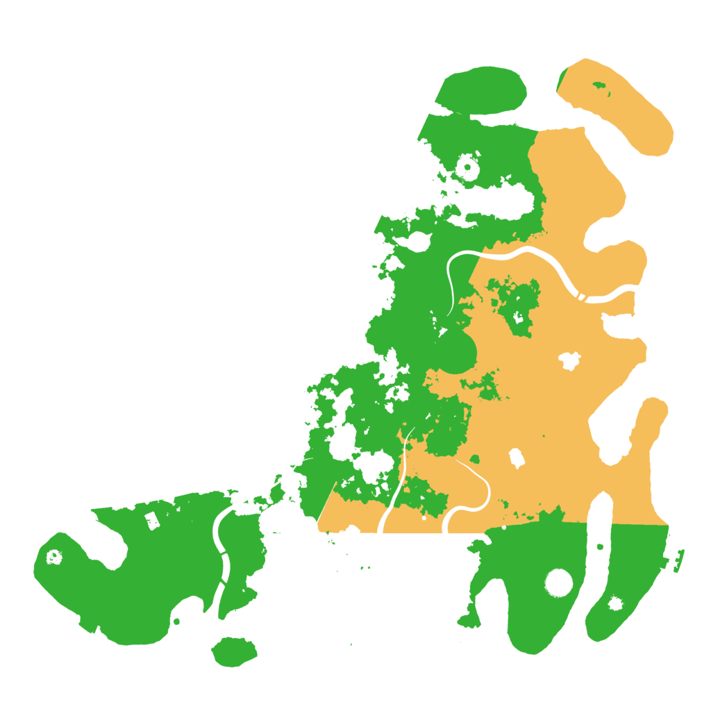 Biome Rust Map: Procedural Map, Size: 4500, Seed: 1392205306