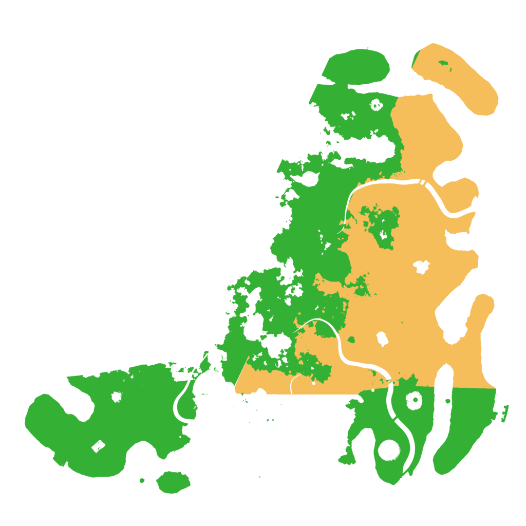 Biome Rust Map: Procedural Map, Size: 4500, Seed: 1392205306