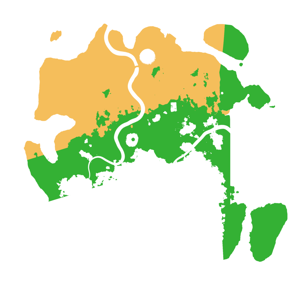 Biome Rust Map: Procedural Map, Size: 3502, Seed: 860243340