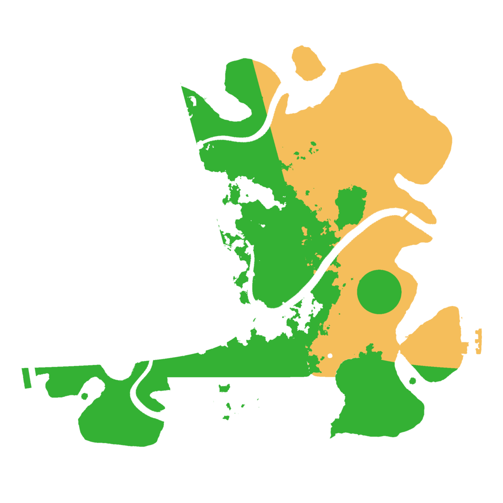 Biome Rust Map: Procedural Map, Size: 3000, Seed: 1789134521