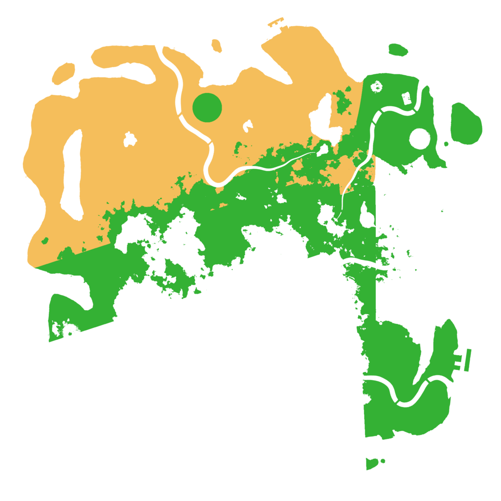 Biome Rust Map: Procedural Map, Size: 4500, Seed: 1037865379