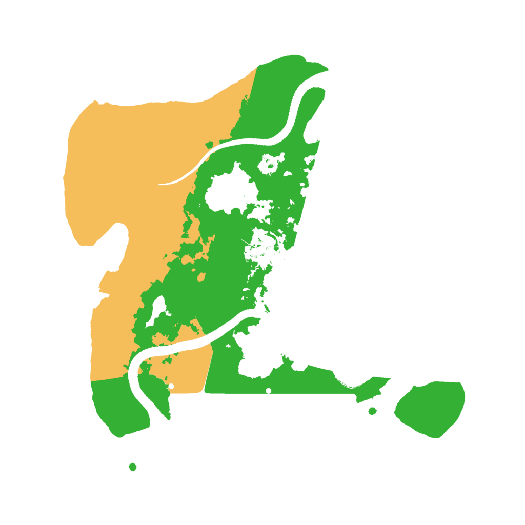 Biome Rust Map: Procedural Map, Size: 2700, Seed: 677006017