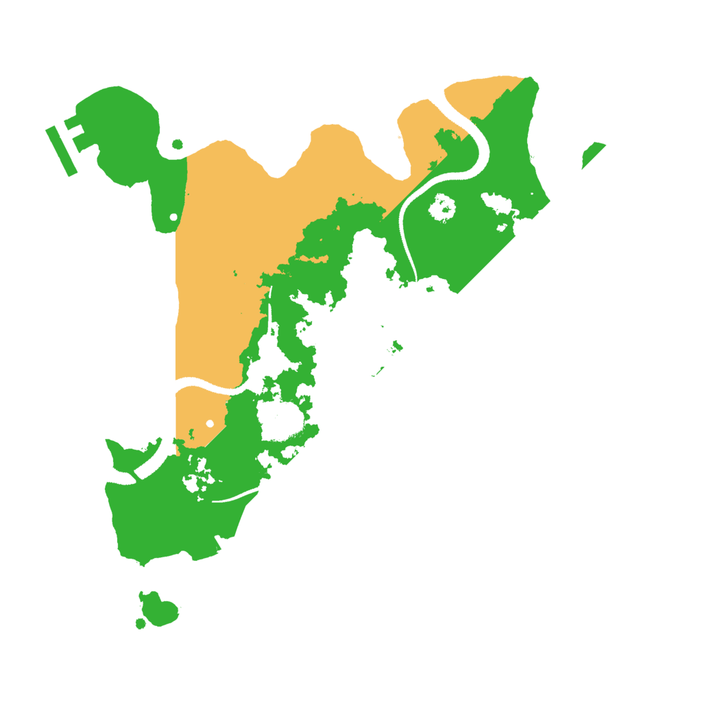 Biome Rust Map: Procedural Map, Size: 2700, Seed: 20192003