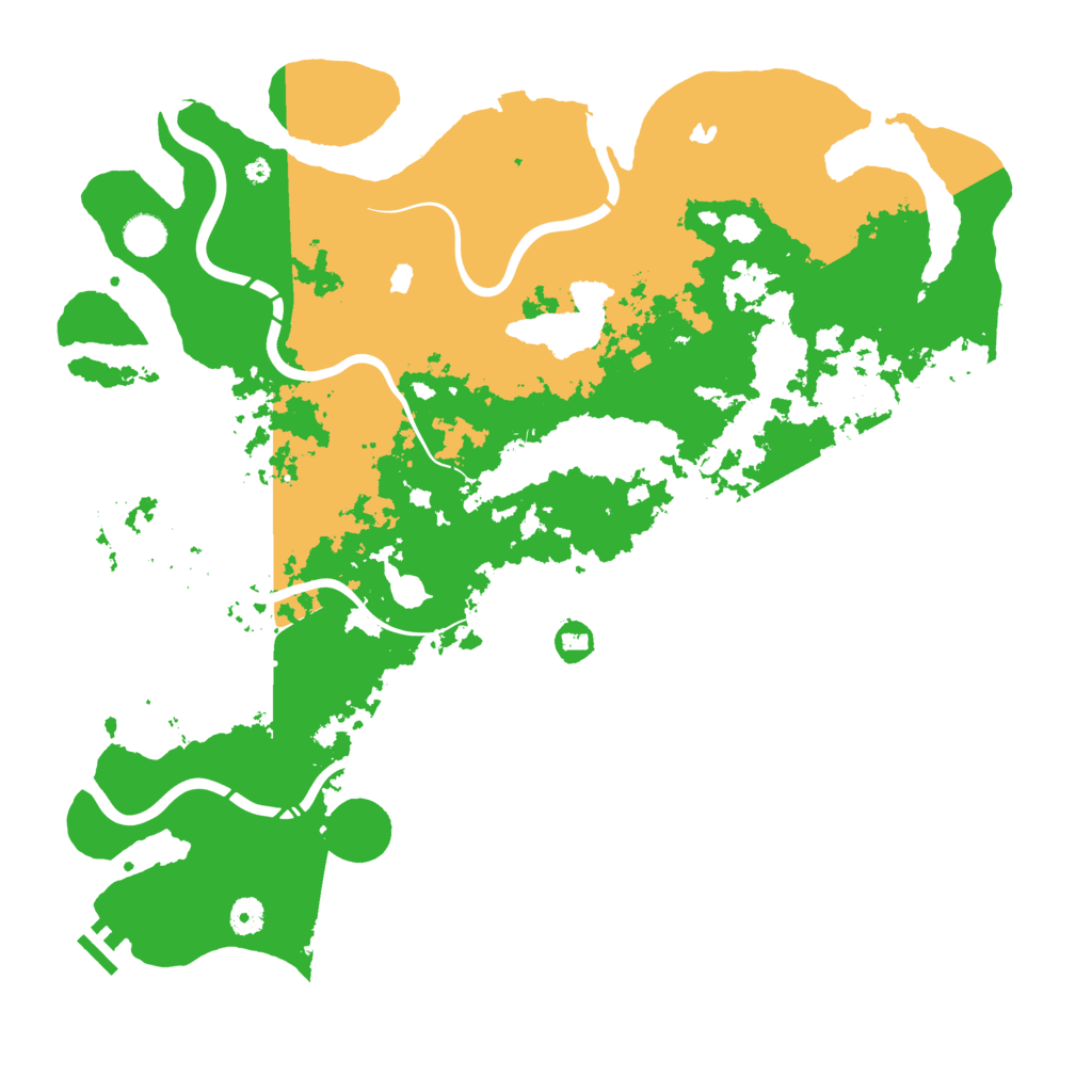Biome Rust Map: Procedural Map, Size: 4500, Seed: 792701139