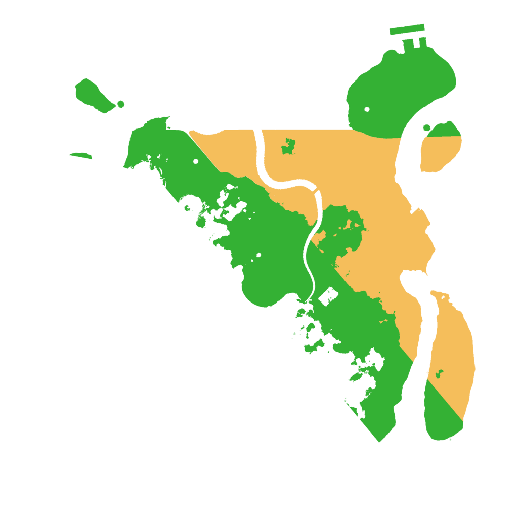 Biome Rust Map: Procedural Map, Size: 3000, Seed: 1139016904