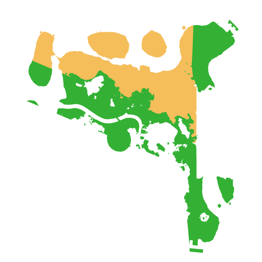 Biome Rust Map: Procedural Map, Size: 3000, Seed: 1164109211
