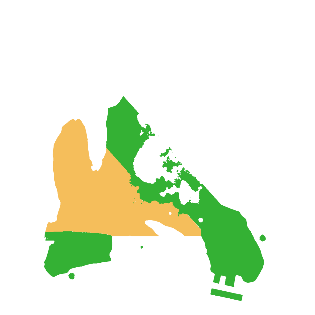 Biome Rust Map: Procedural Map, Size: 2000, Seed: 5431