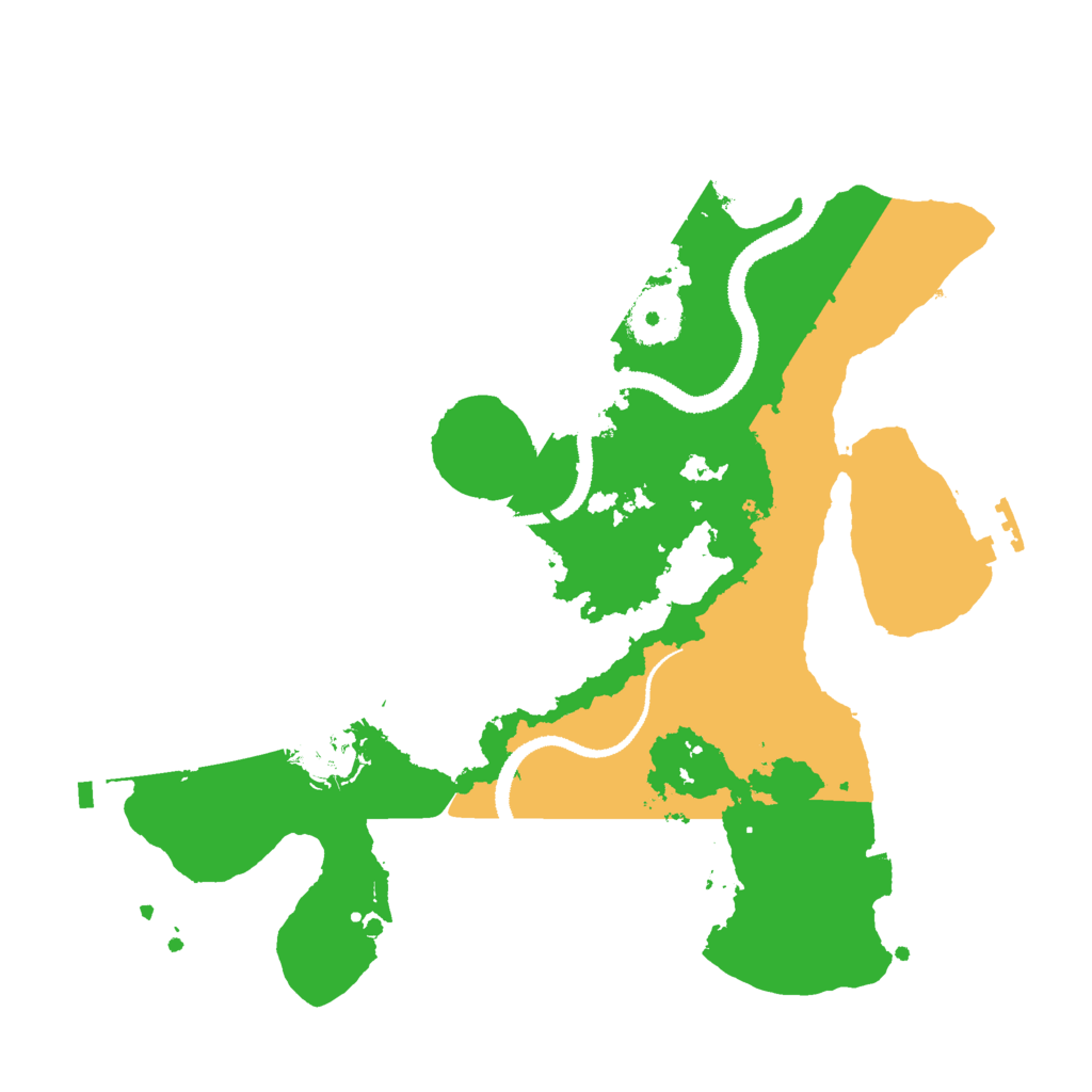 Biome Rust Map: Procedural Map, Size: 3000, Seed: 18922