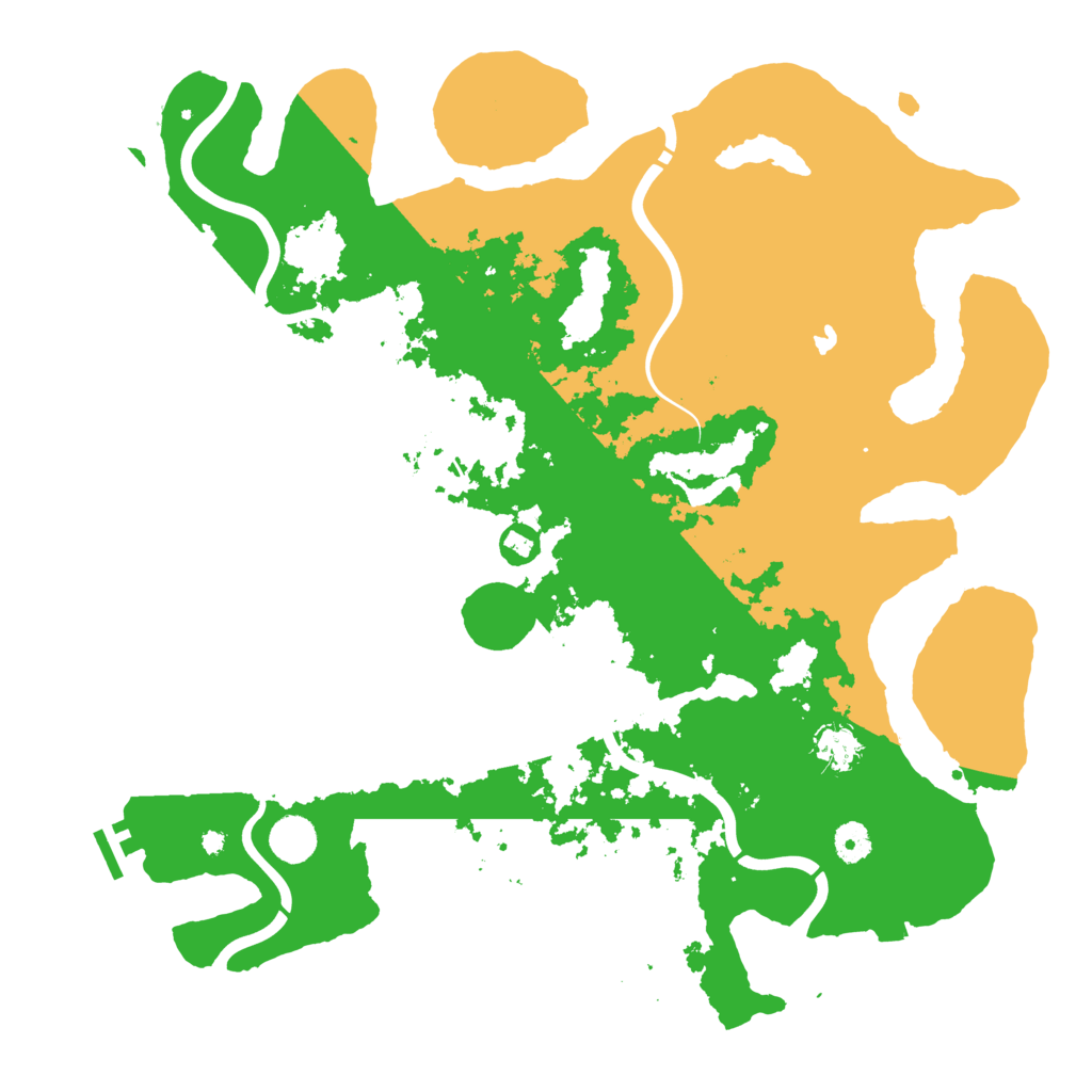 Biome Rust Map: Procedural Map, Size: 4250, Seed: 608320