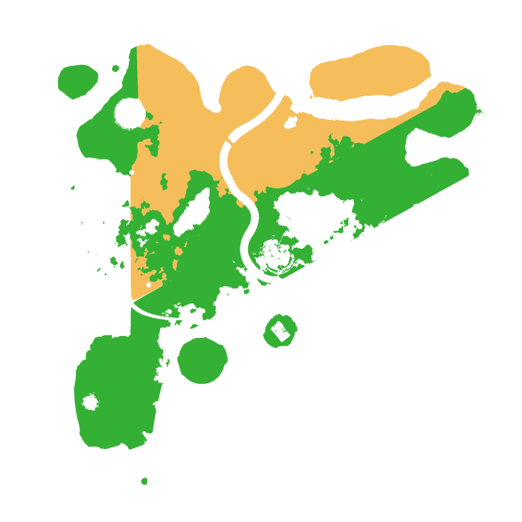 Biome Rust Map: Procedural Map, Size: 3000, Seed: 96285285