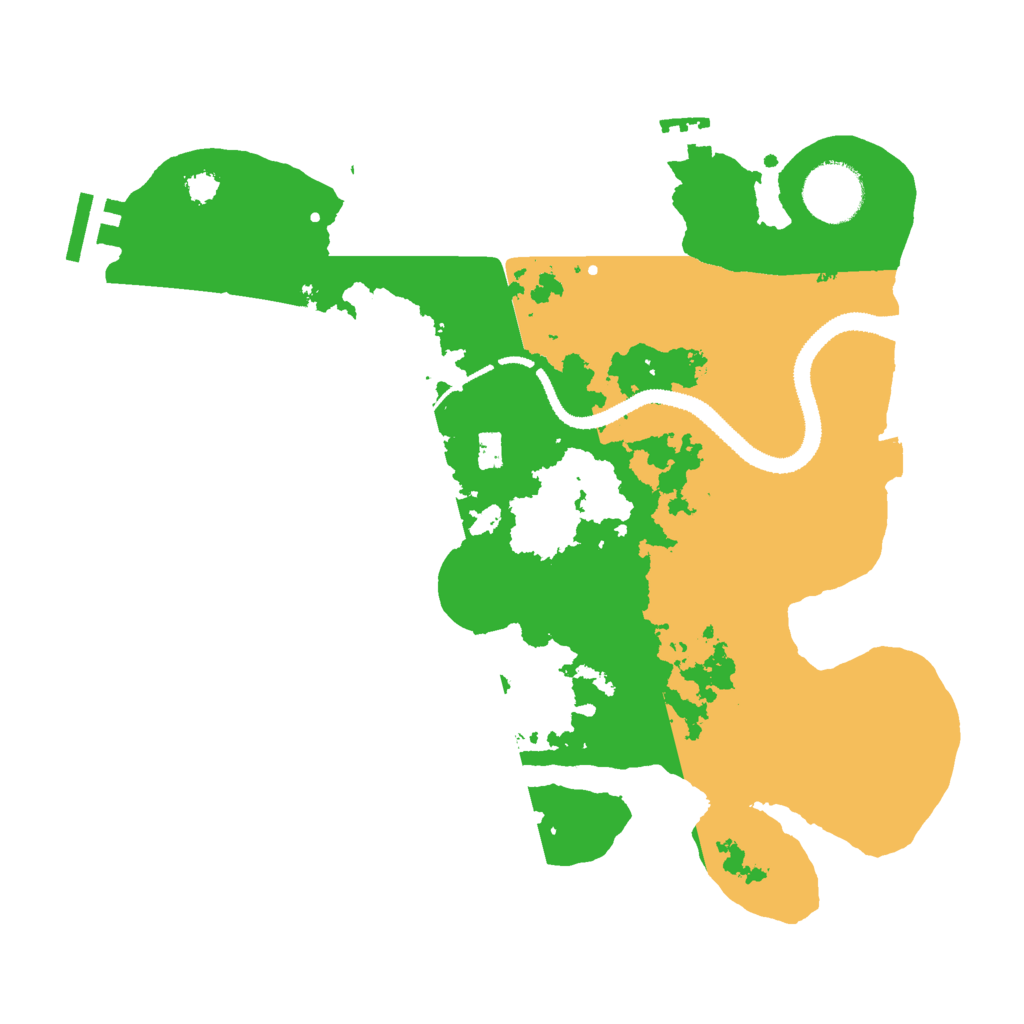 Biome Rust Map: Procedural Map, Size: 3000, Seed: 226015319