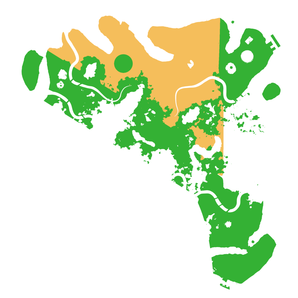 Biome Rust Map: Procedural Map, Size: 4250, Seed: 31849