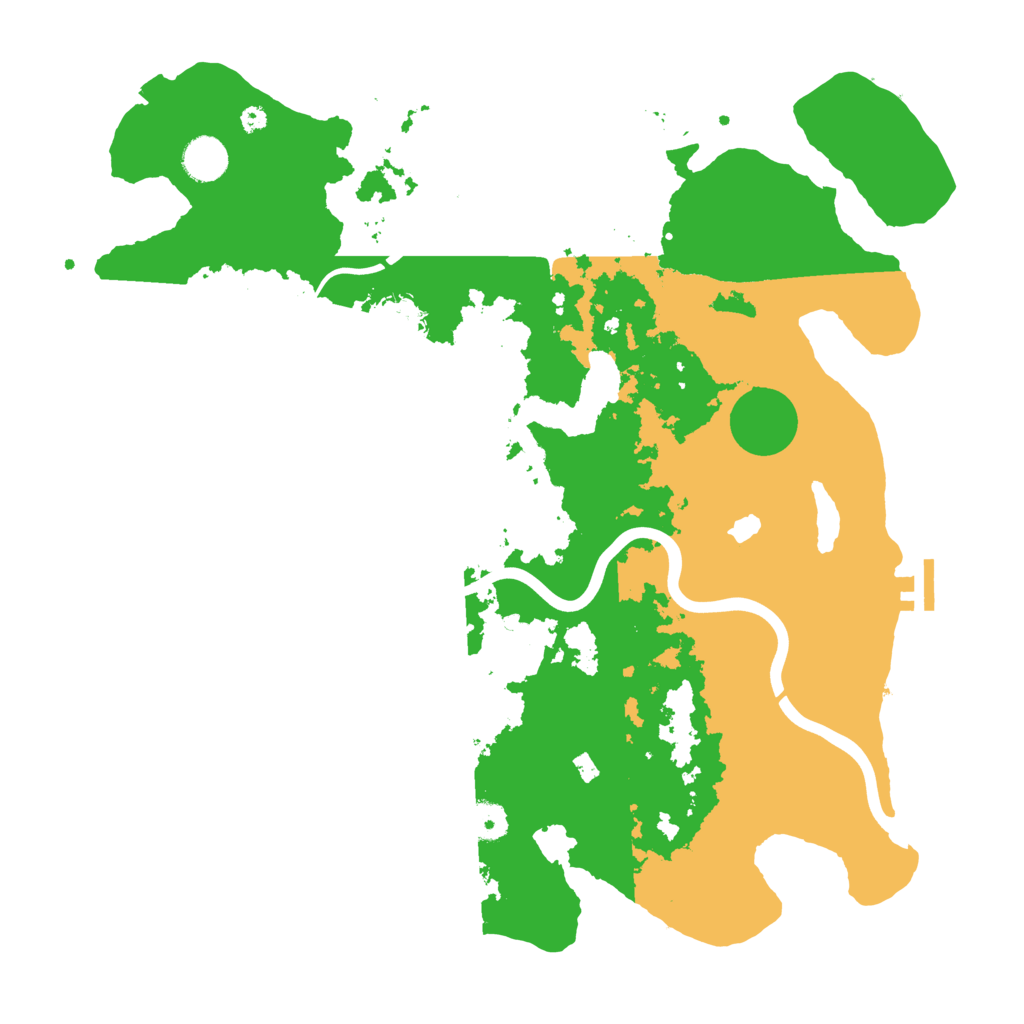 Biome Rust Map: Procedural Map, Size: 4000, Seed: 9653