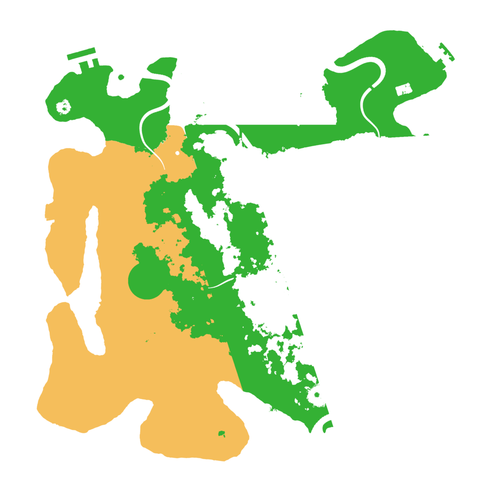 Biome Rust Map: Procedural Map, Size: 3500, Seed: 1365278862