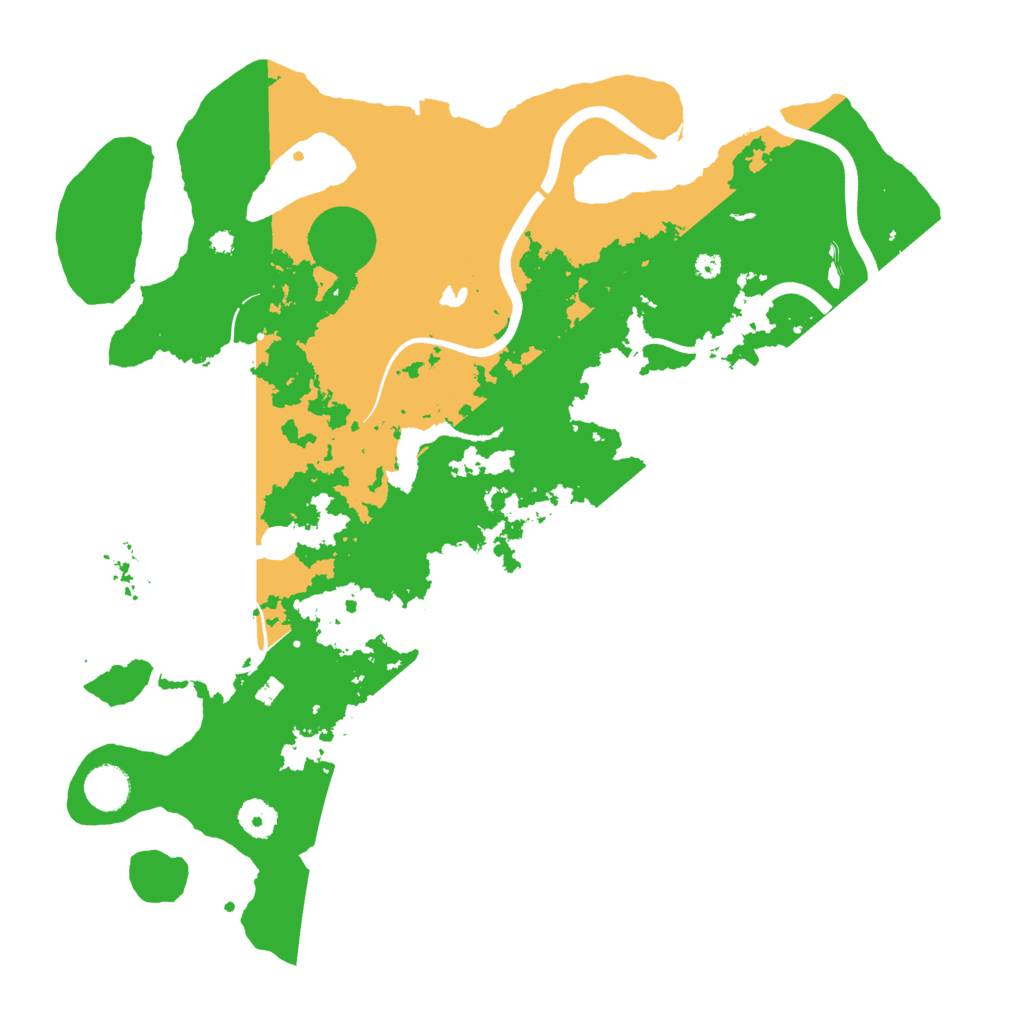 Biome Rust Map: Procedural Map, Size: 4000, Seed: 99627