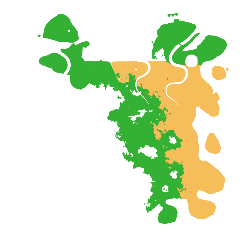 Biome Rust Map: Procedural Map, Size: 3500, Seed: 1064699939