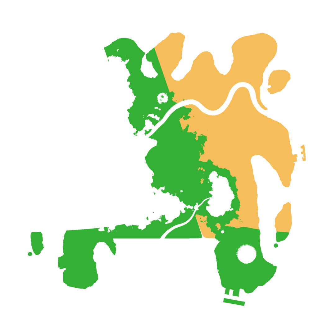 Biome Rust Map: Procedural Map, Size: 3000, Seed: 16183