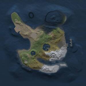Thumbnail Rust Map: Procedural Map, Size: 1800, Seed: 3906247, 4 Monuments