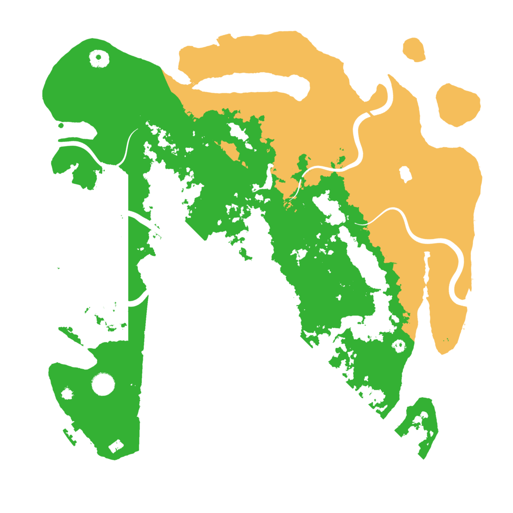 Biome Rust Map: Procedural Map, Size: 4000, Seed: 8765432