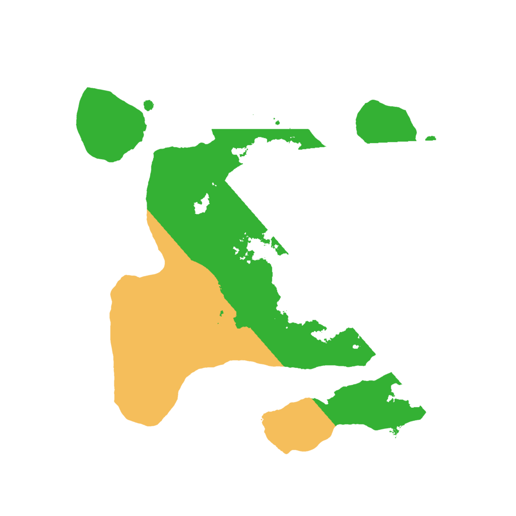 Biome Rust Map: Procedural Map, Size: 2000, Seed: 1598438627