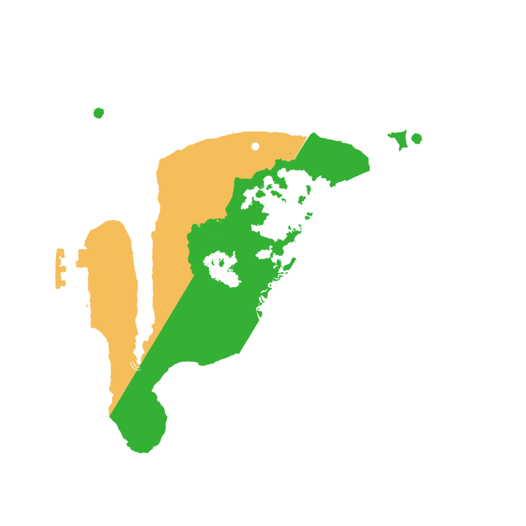 Biome Rust Map: Procedural Map, Size: 2000, Seed: 330229411