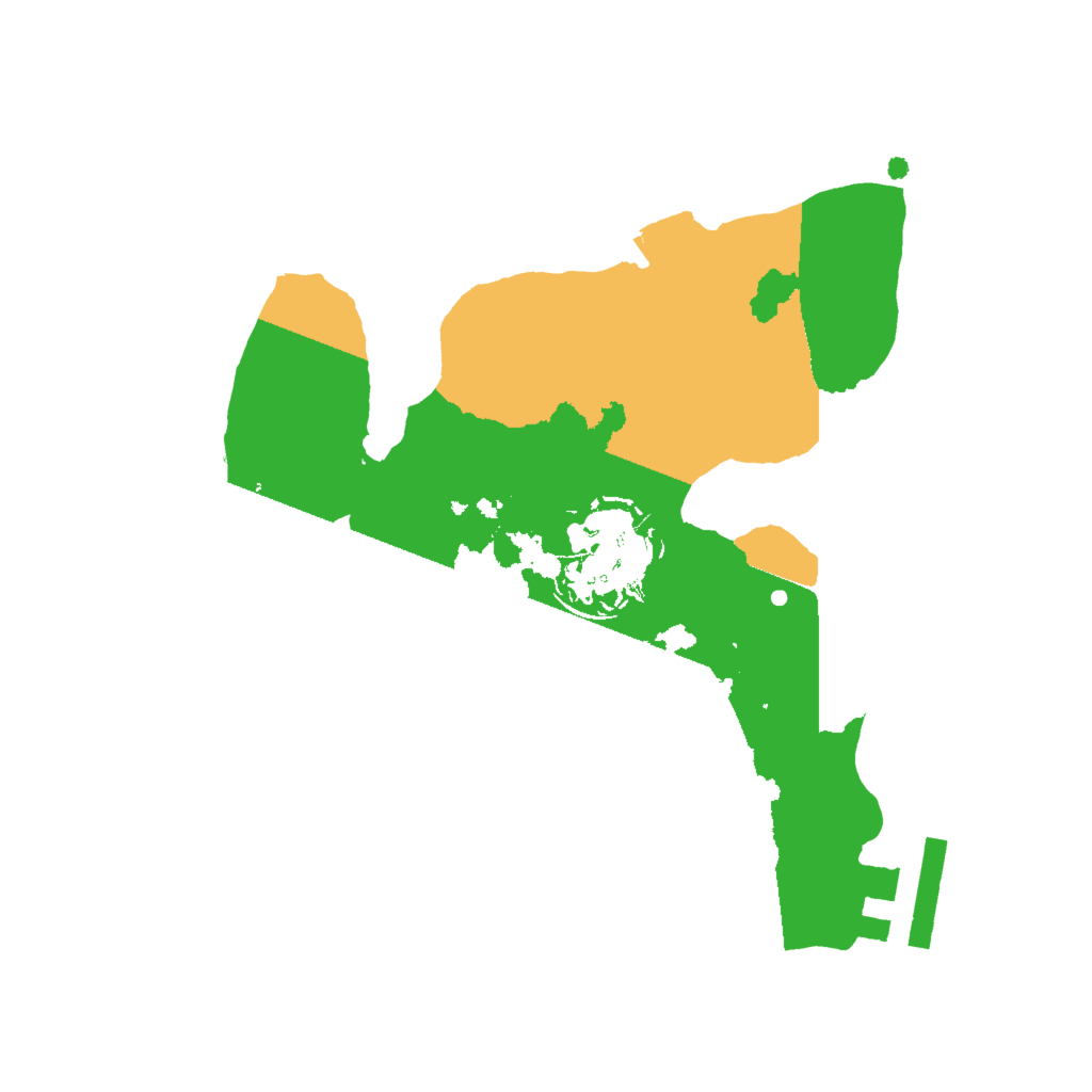 Biome Rust Map: Procedural Map, Size: 2000, Seed: 285185706