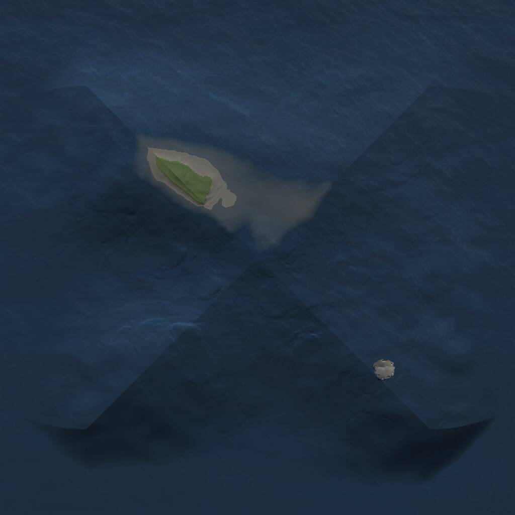 Rust Map: Procedural Map, Size: 1000, Seed: 1278794333, 1 Monuments