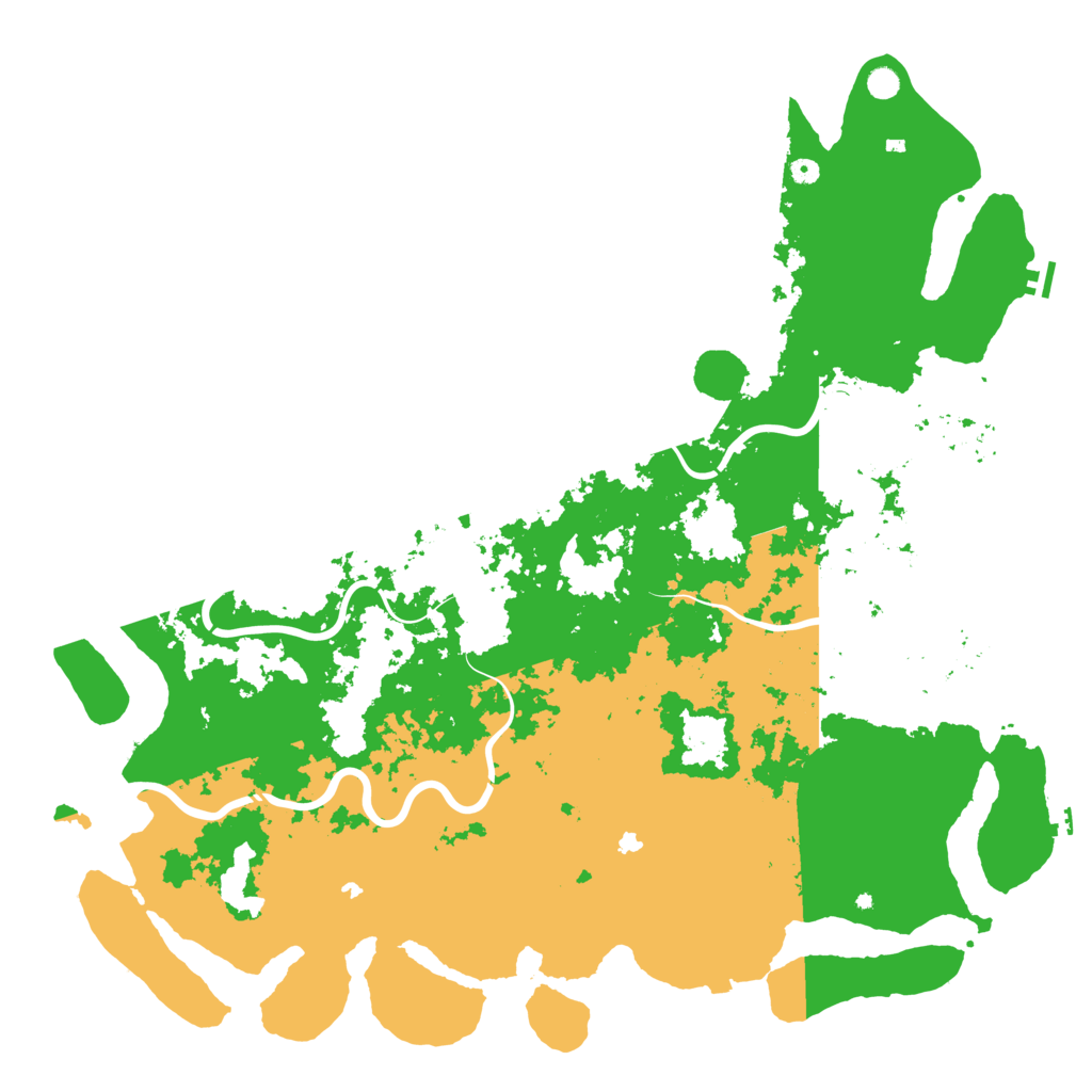 Biome Rust Map: Procedural Map, Size: 6000, Seed: 1868933178