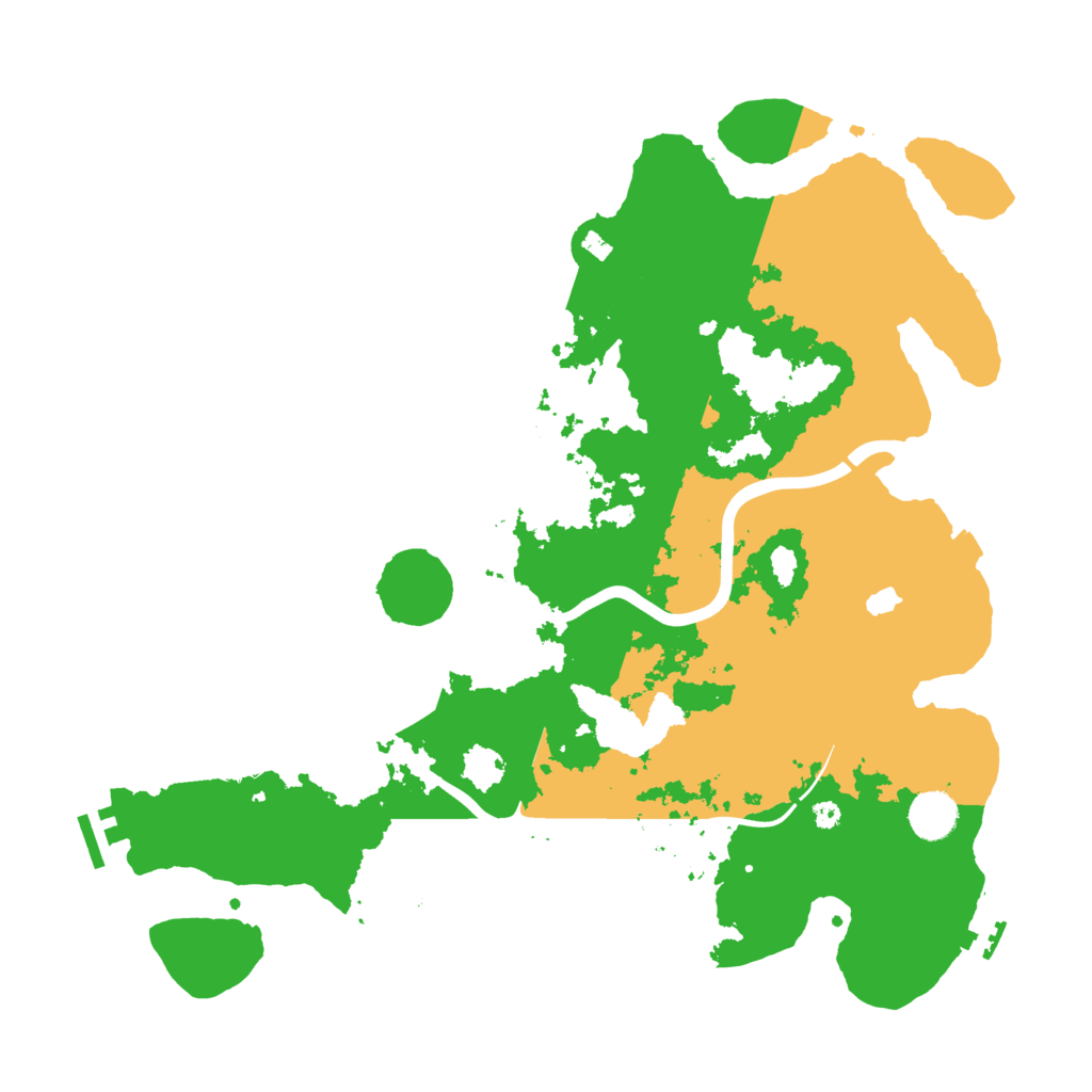 Biome Rust Map: Procedural Map, Size: 4000, Seed: 883394255