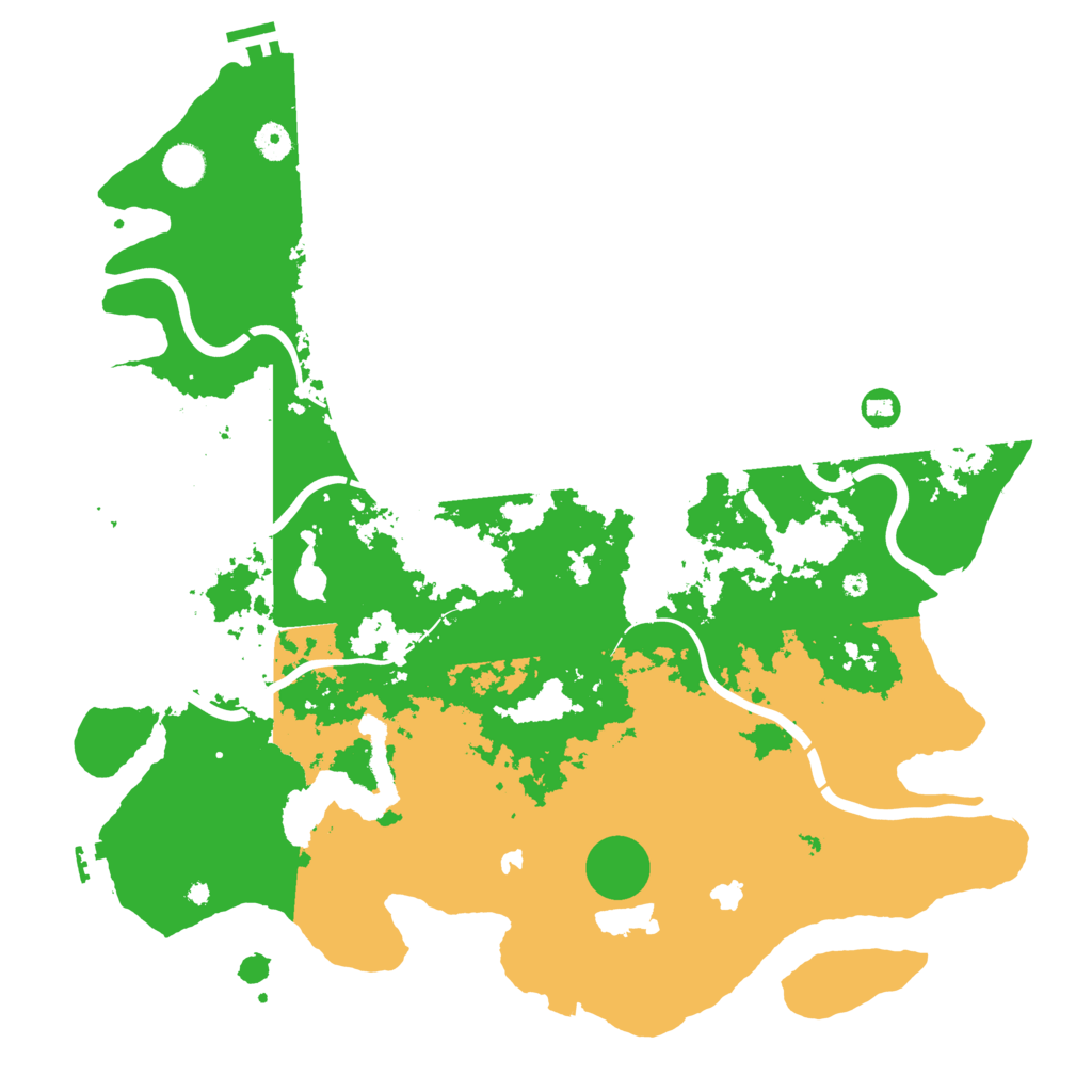 Biome Rust Map: Procedural Map, Size: 4500, Seed: 146344028