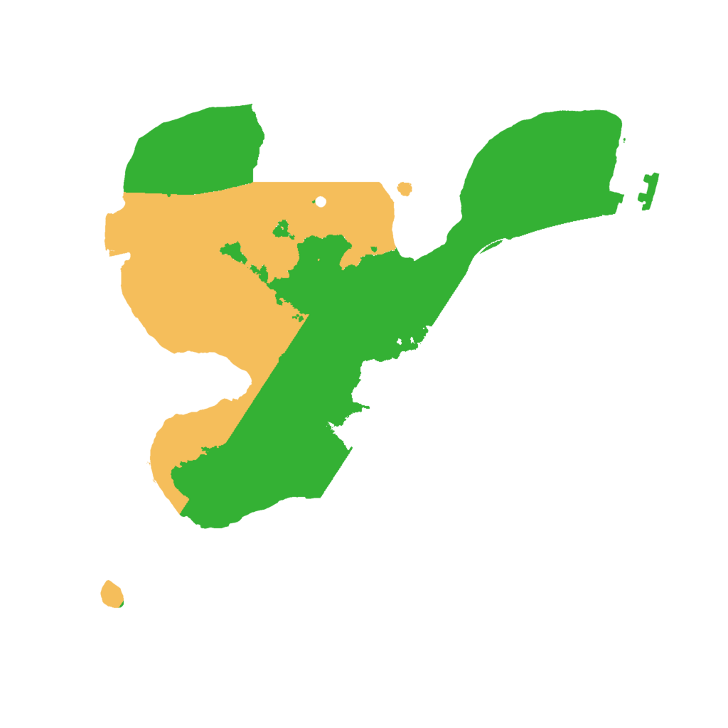 Biome Rust Map: Procedural Map, Size: 2000, Seed: 692166163