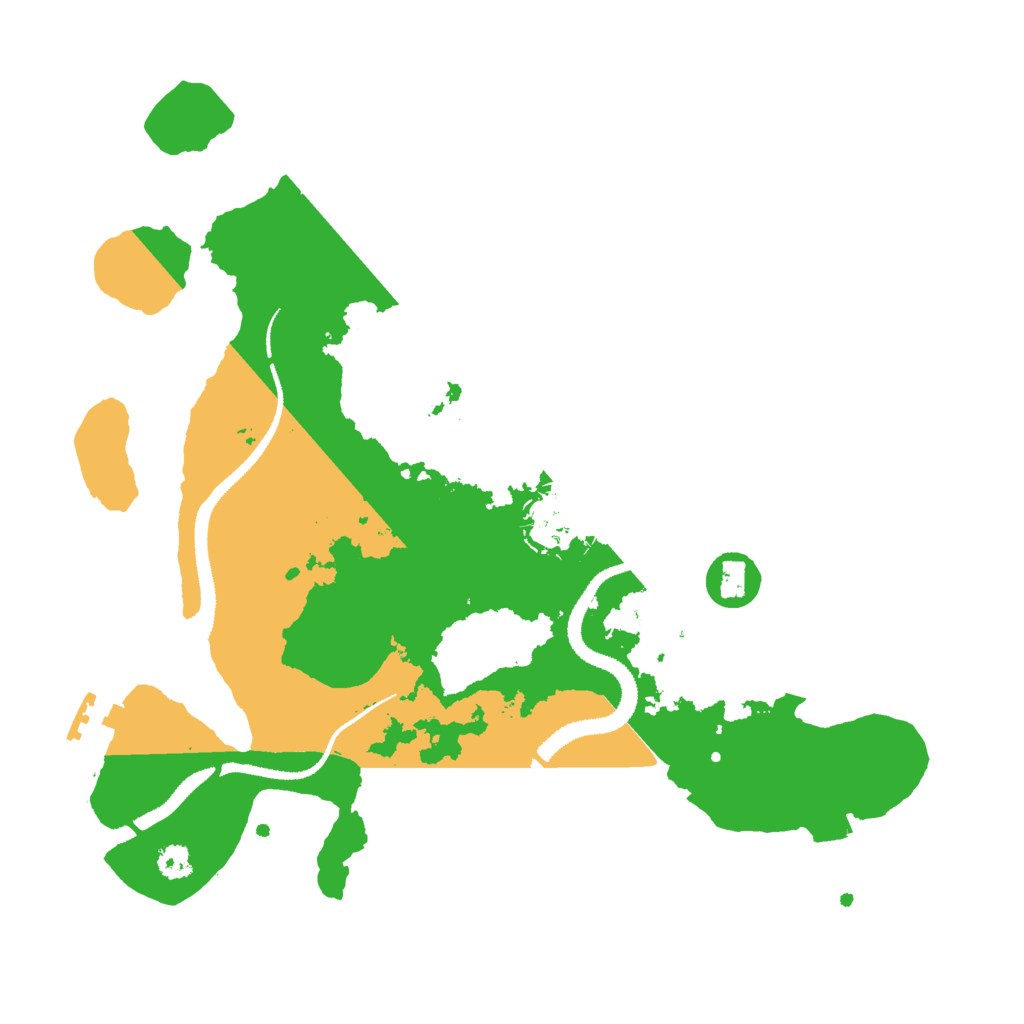 Biome Rust Map: Procedural Map, Size: 3000, Seed: 69725