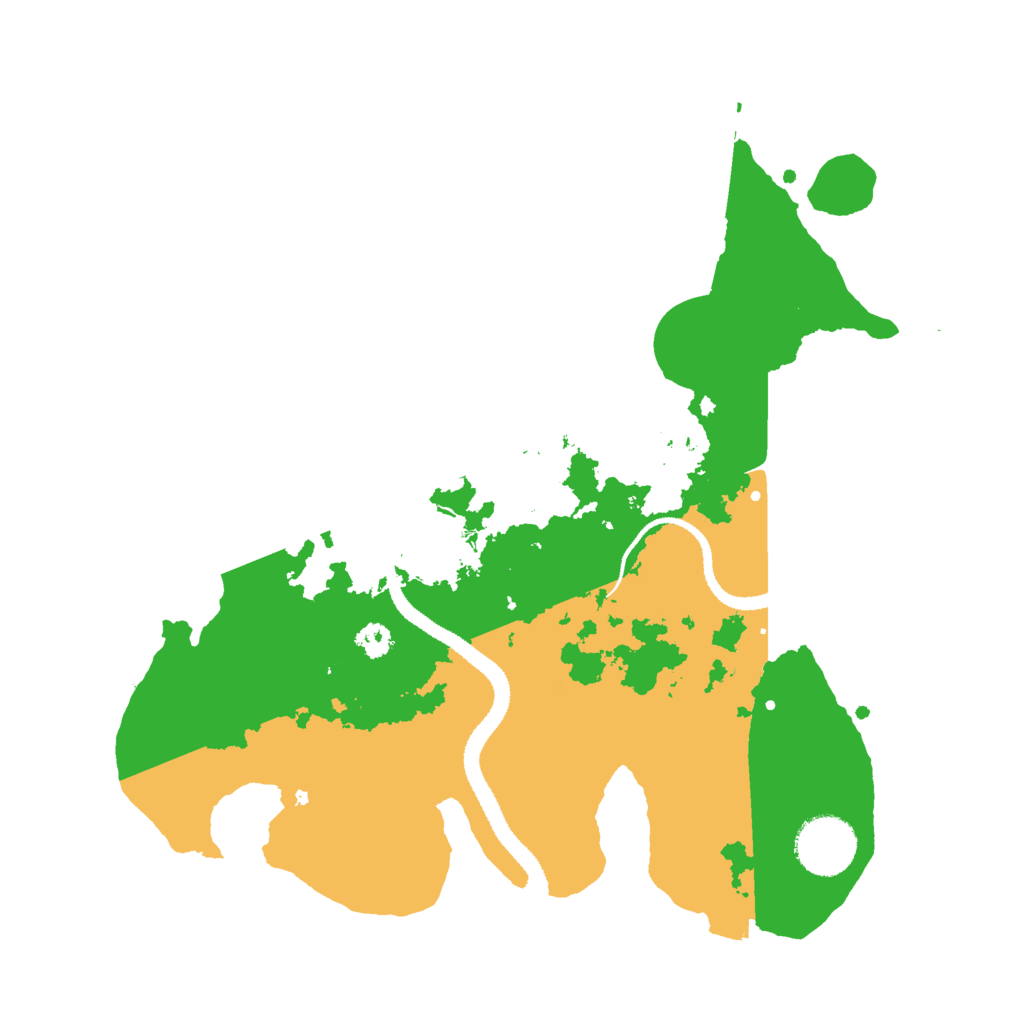 Biome Rust Map: Procedural Map, Size: 3000, Seed: 674112345