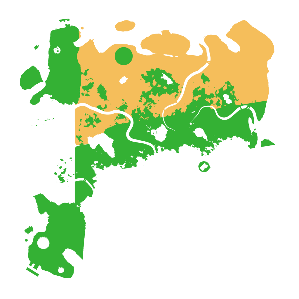 Biome Rust Map: Procedural Map, Size: 4400, Seed: 1029255407