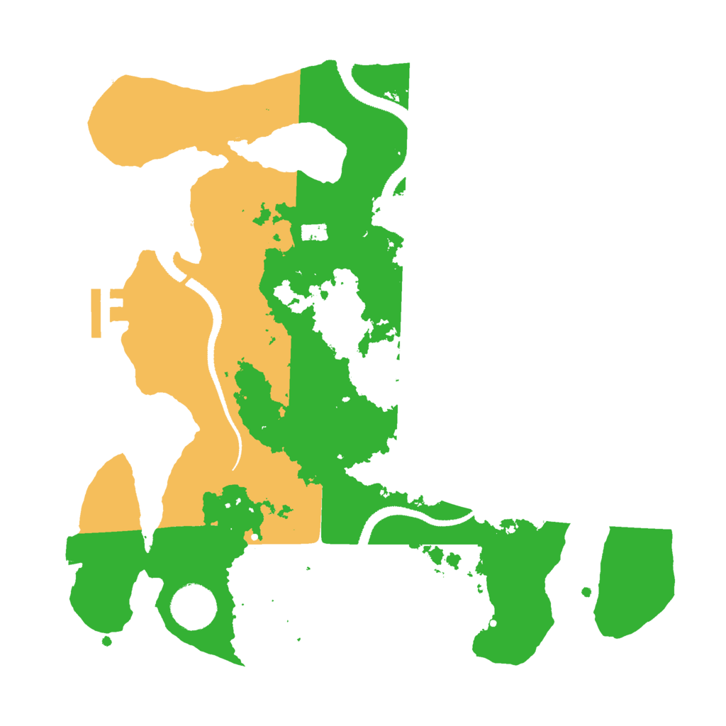 Biome Rust Map: Procedural Map, Size: 3000, Seed: 1907624