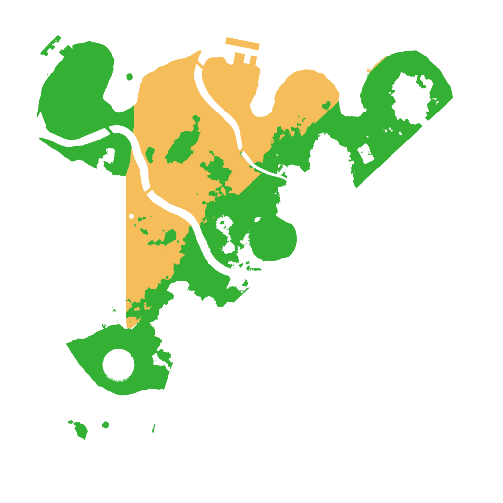 Biome Rust Map: Procedural Map, Size: 3000, Seed: 2712