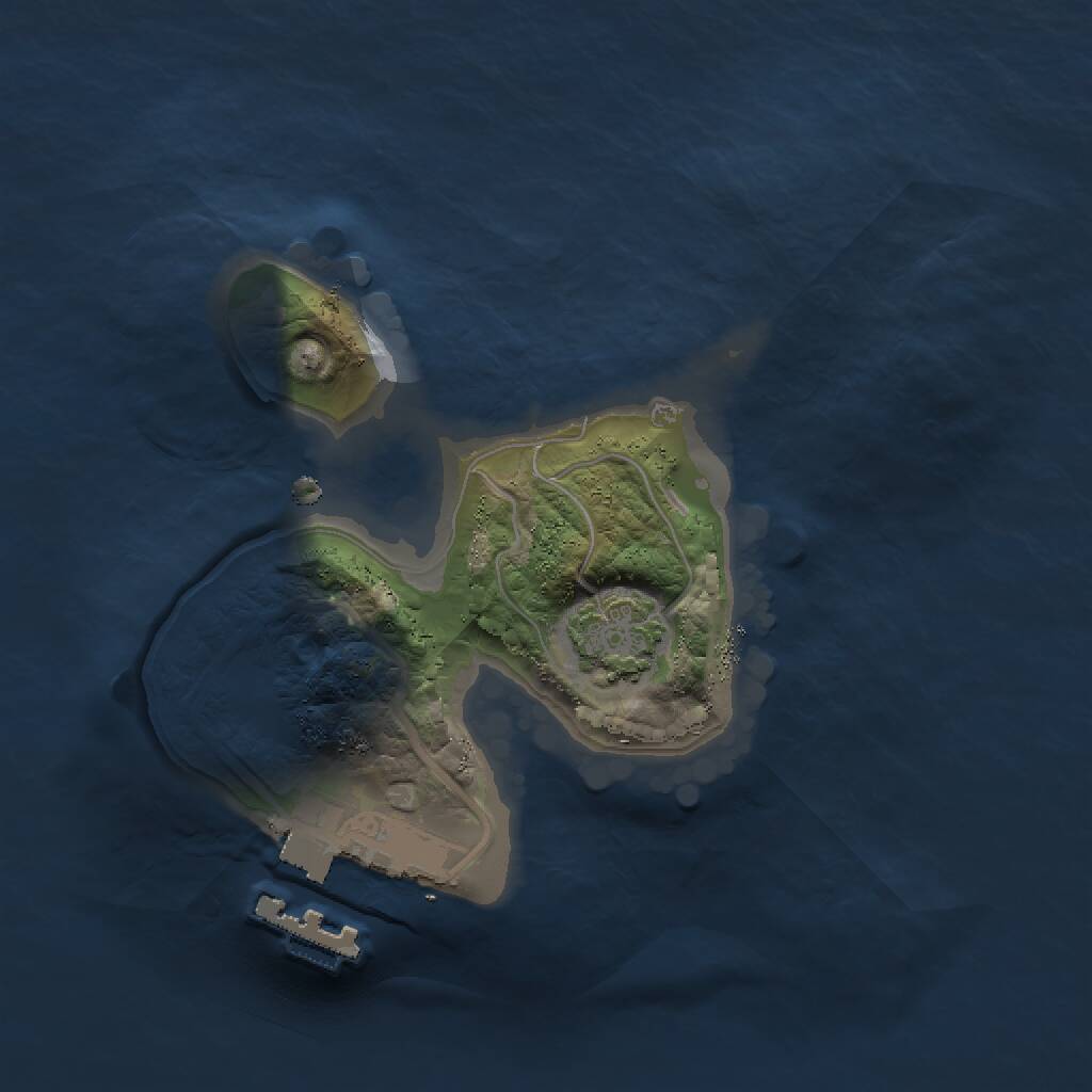 Rust Map: Procedural Map, Size: 1500, Seed: 427551146, 3 Monuments