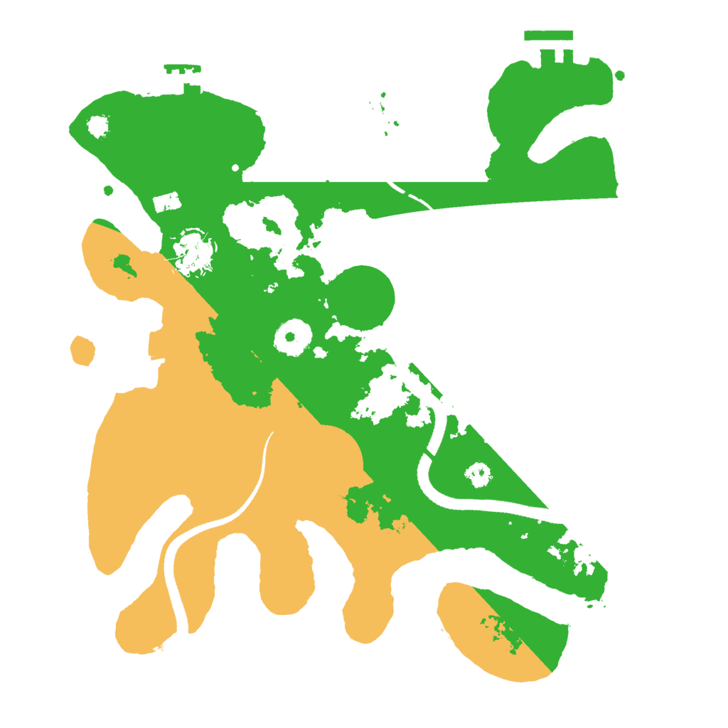 Biome Rust Map: Procedural Map, Size: 3000, Seed: 22035