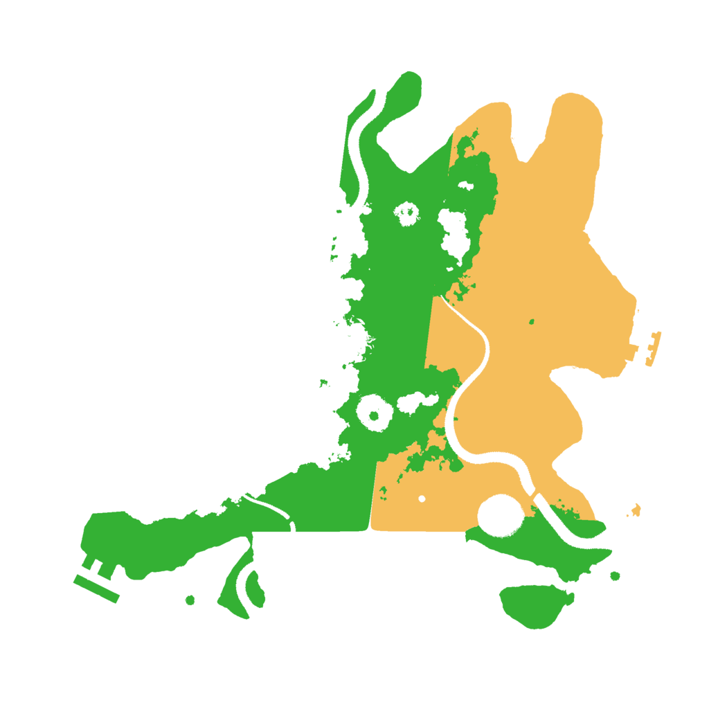 Biome Rust Map: Procedural Map, Size: 3000, Seed: 2947816