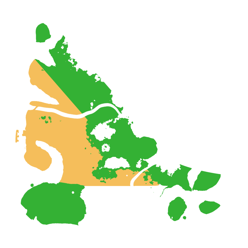 Biome Rust Map: Procedural Map, Size: 3000, Seed: 162