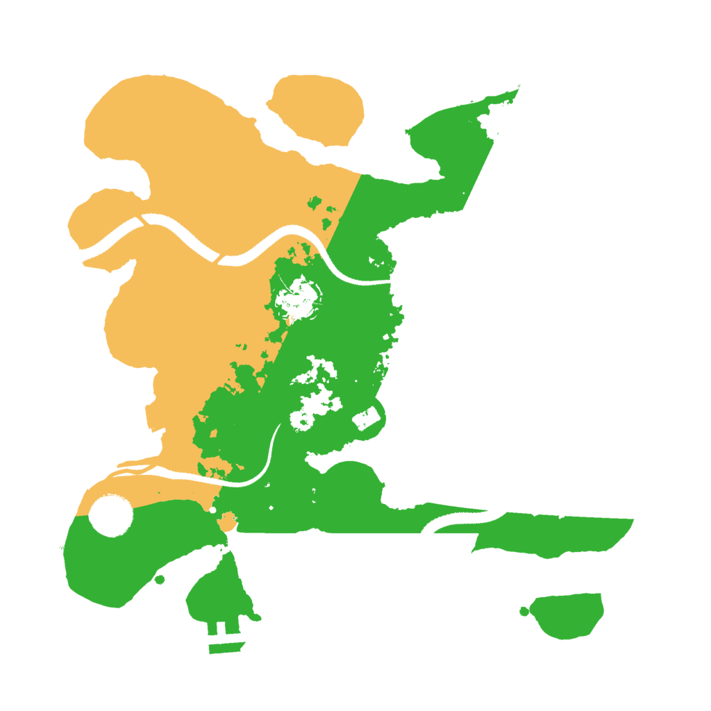 Biome Rust Map: Procedural Map, Size: 3000, Seed: 215147